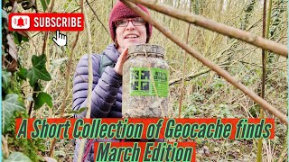 Short collection of Geocache finds March Edition 2024 [upl. by Rosamond]