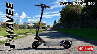 Navee S40 Electric Scooter  Inspired by the Tesla Cybertruck  Best Speed 40 kmh [upl. by Damour625]