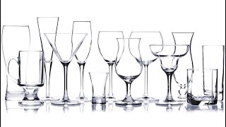 Different Types of Glassware [upl. by Aerdnaeel]