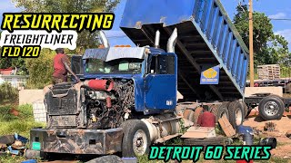 Nexlevel Garage  Resurrecting Abandoned Freightliner Fld120  Detroit Power [upl. by Shaw]