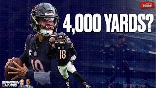 Will Caleb Williams set Bears singleseason passing record as a rookie  Bernstein amp Harris [upl. by Ultann]