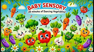 Baby Sensory 20 Minutes of Dancing Vegetables [upl. by Ajram]