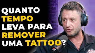 COMO FUNCIONA A REMOÇÃO DE TATUAGEM E CUIDADOS BÁSICOS com Sérgio Pisani  PODCAST do MHM [upl. by Ennalorac]