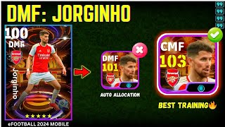 FREE SHOWTIME JORGINHO BEST TRAINING🤩💯🔥  Jorginho Efootball 24  Efootball 2024 Mobile [upl. by Adleremse]