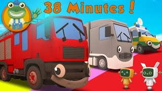 Fiona The Fire Truck and More Big Trucks For Kids  Geckos Garage [upl. by Ikkela]