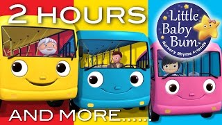 Wheels On The Bus  More  Nursery Rhymes for Babies by LittleBabyBum [upl. by Vedis]