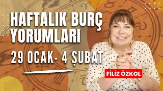 FİLİZ ÖZKOL İLE HAFTALIK BURÇ YORUMLARI  29 OCAK  4 ŞUBAT 2024 [upl. by Gayler]