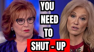 Kellyanne Conway OWNS Joy Behar Joy SCREAMS in ANGER [upl. by Adolf679]