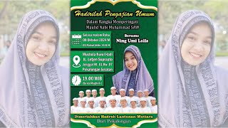 📡 LIVE PENGAJIAN UMUM MUSHOLA NURUL HADI JENGGOT KOTA PEKALONGAN BERSAMA  NING UMI LAILA SURABAYA [upl. by Lorilyn]