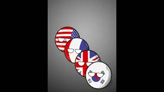 South Korea vs North Korea Country Balls Edit history countryballs northkoreavssouthkorea [upl. by Weisman]