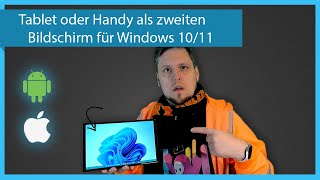 💻 Verwandle dein altes Tablet oder Smartphone in einen zweiten Bildschirm mittels Spacedesk 🖥️ [upl. by Longmire]