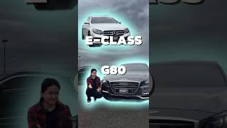 ✨Genesis G80 vs Mercedes EClass✨ 🏎️A batter of performance style and innovation [upl. by Werdnaed502]