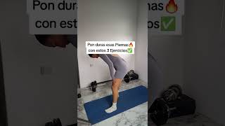 3 ejercicios para piernas duras y tonificadas piernasfuertes piernas workout rutinapiernas [upl. by Bina]