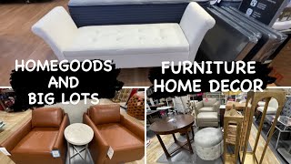 HOMEGOODS AND BIG LOTS FURNITURE HOME DECOR STORE WALKTHROUGH  SHOP WITH ME 2023 [upl. by Orvil]