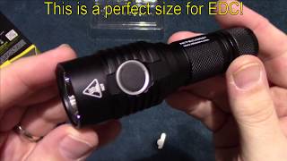 Nitecore MH23 Flashlight Review 1800 lumens [upl. by Klos]