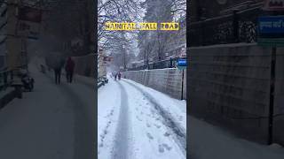 Nainital Snowfall Video [upl. by Angela]