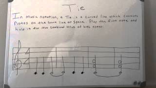 Piano Theory Tie Notes  Music Theory [upl. by Aneek]