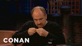 Louis CK Hates Twitter  CONAN on TBS [upl. by Alur]