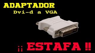 Adaptador de Dvid a VGA [upl. by Ettesoj]