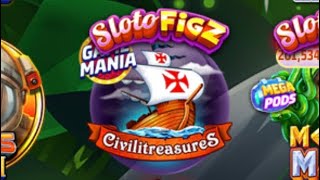 Slotomania GAME MANIA 30 free spins Max bet 16Q CivilitrasureS [upl. by Berny]