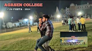 FUN FIESTA  2024 college function fungama  vlog collegevlog college jaipur simplevlogs [upl. by Ahsiela]