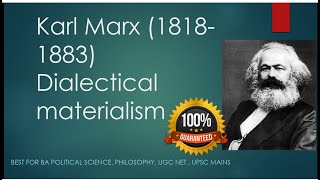 Karl Marx dialectical materialism full concept video  Hegel vs Karl marx  political ideas of Marx [upl. by Phippen]