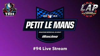 iRacing 2024 Petit Le Mans  94 Live Stream [upl. by Barnebas]