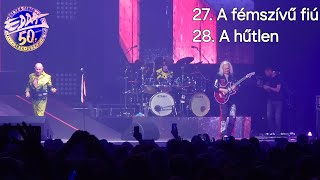 EDDA Művek 50 Aréna Koncert 20240309  27 A fémszívű fiú  28 A hűtlen [upl. by Eilrebmik]