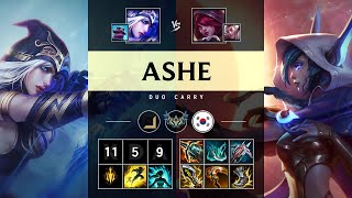 Ashe ADC vs Xayah Dominating  KR Challenger Patch 1423 [upl. by Tatianas]