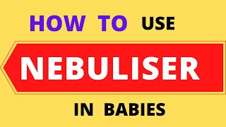 NEBULIZATION in BABIESsafe usage at homenebulization in Hindi HINDI subtitles [upl. by Gaile]