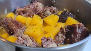 How to CooK RUTABAGAS with SMOKED TURKEY NECKS [upl. by Tillo120]