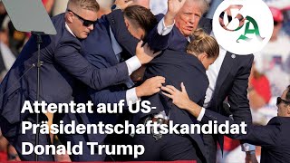 Attentat auf USPräsidentschaftskandidat Donald Trump [upl. by Annahsit]