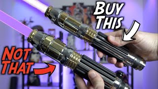 Star Wars Galaxys Edge Mace Windu Lightsaber VS Neopixel from Artsabers [upl. by Possing411]