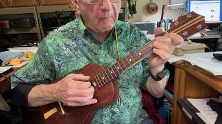 Campbells Farewell to Redcastle  Tenor Ukulele [upl. by Monjo]