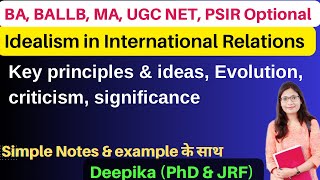 Idealism in international relations [upl. by Gittle]