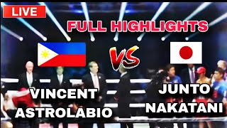 LATEST FIGHT 2024VINCENT ASTROLABIO VS JUNTO NAKATANI HIGHLIGHTS FIGHT [upl. by Annairoc408]