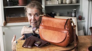 Mom Critiques 15 YEARS of my Leathercraft [upl. by Ednihek]