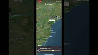 Voepass 2283 crash in flightradar24 [upl. by Edbert]