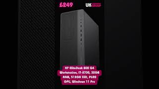 HP EliteDesk 800 G4 Workstation I78700 32GB RAM 512GB SSD P620 GPU Windows 11 Pro £249 👇🔥🔥🔥 [upl. by Linus]