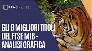 📈 Gli 8 migliori titoli del Ftse Mib  analisi grafica [upl. by Nedak]