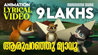 Aru Paranju Myavu  Kathu  Childrens Nursery Song  Malayalam Cartoon Video  Kids Animation Videos [upl. by Yendroc]