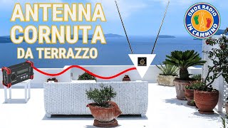 radioamatori in vacanza Costruzione di unAntenna Multibanda Portatile QRP per il Terrazzo qrp [upl. by Seigel]