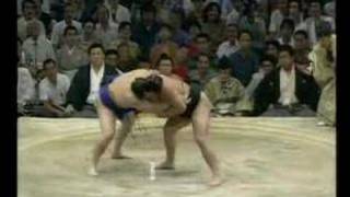 Asahifuji vs Chiyonofuji  Nagoya 1990 [upl. by Pattani600]