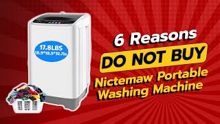 DONT BUY NICTEMAW PORTABLE WASHING MACHINE UNTIL YOU WATCH THIS 🚫🧺 6 REASONS [upl. by Aryad750]