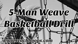 5Man Weave Basketball Drill [upl. by Hadnama]