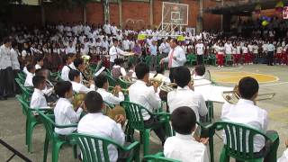 Banda de la Institución Educativa Maipore Himno de colombia [upl. by Tessy]