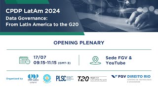 CPDP LatAm 2024  Data Governance From Latin America to the G20 [upl. by Florinda653]