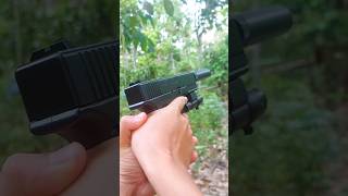 GLOCK BLOWBACK WATER GEL BLASTER POWER UP mainanmurah gun airgun experiment pistolmainan toys [upl. by Cresa]