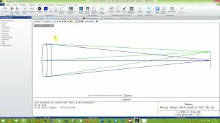 Cemented aplanatic doublet synthesis and saving the result for ZemaxSPIE Photonic Asia 2022 [upl. by Arhna]