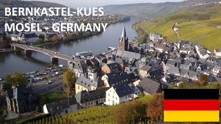 BernkastelKues in Mosel Germany  German Moselle Valley  Wine Tourism travel video Deutschland [upl. by Ronni]